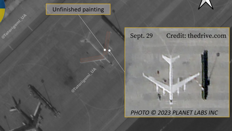 Photo of foto | Rușii desenează avioane pe pistele aeroporturilor, pentru a păcăli dronele ucrainene. Noi atacuri, respinse de ucraineni
